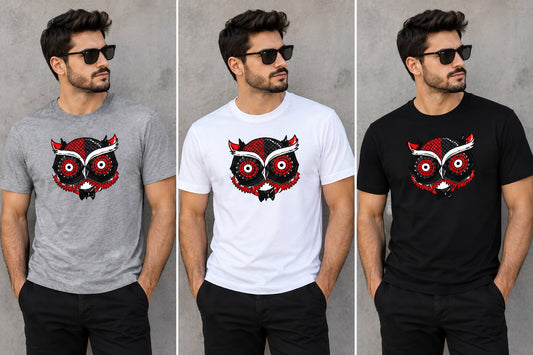 Camiseta Buho Red Front